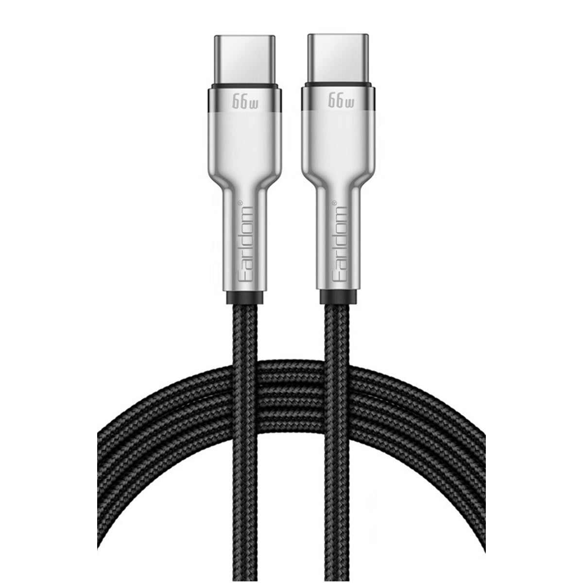 Earldom EC-PD01C 1M 66W Type-C to Type-C PD Hızlı Şarj Kablosu